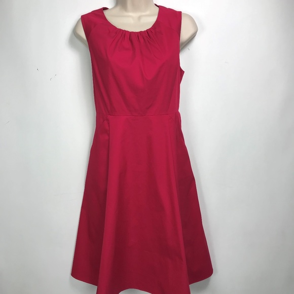 Rasberry Pink Elie Tahari Dress EUC 6 Pockets - Picture 1 of 7